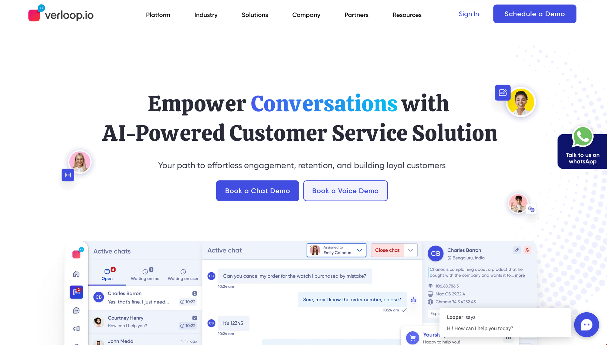 Verloop.io – Melhor chatbot de IA