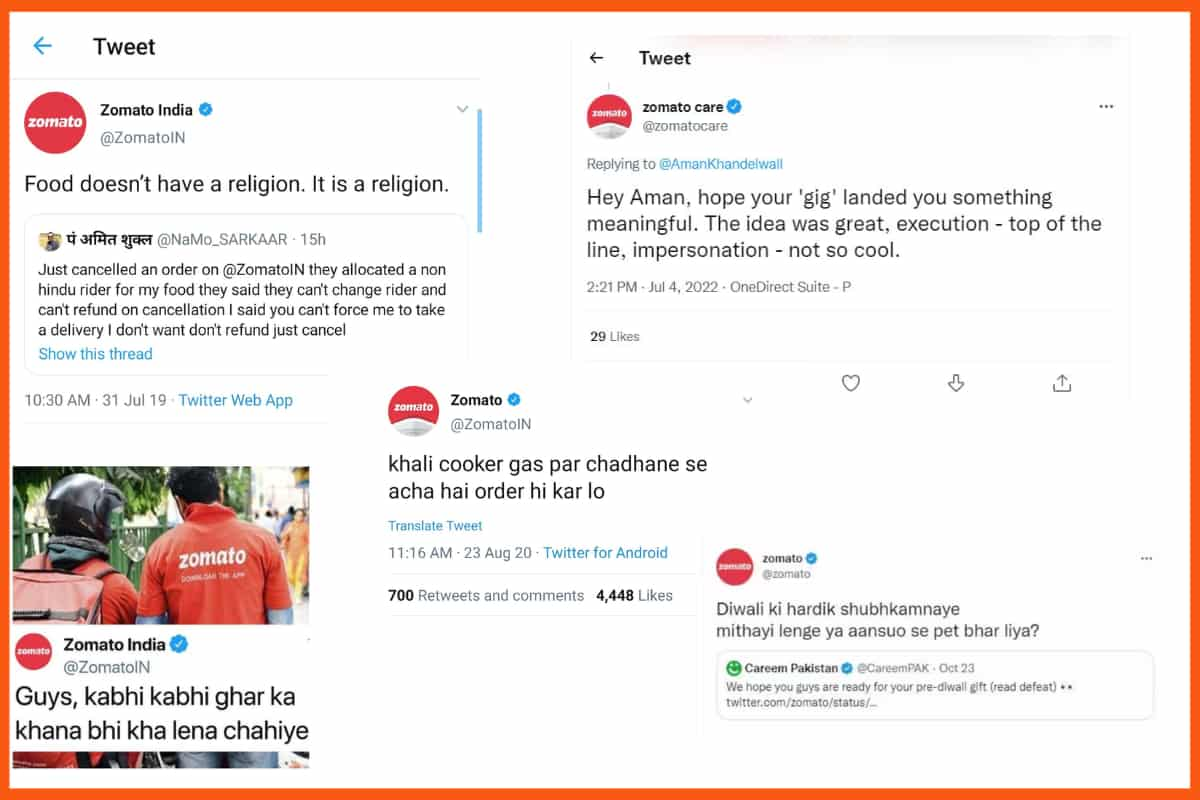 Zomato 소셜 미디어 마케팅 - 트위터