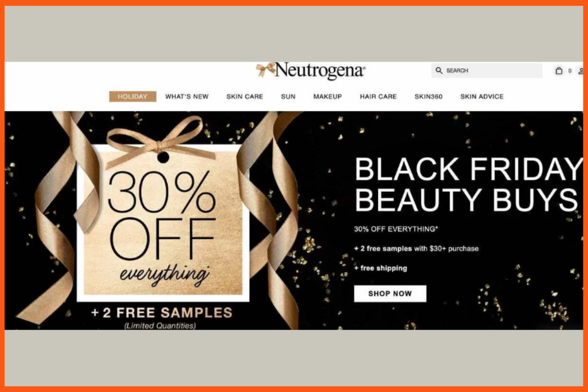 Neutrogena Menawarkan Sampel Gratis di Black Friday Beauty Buys