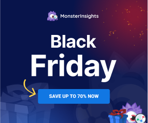 monsterinsights black friday banner