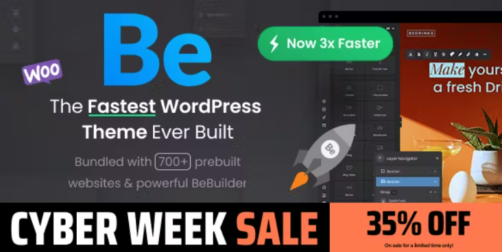 betheme cyber week sale